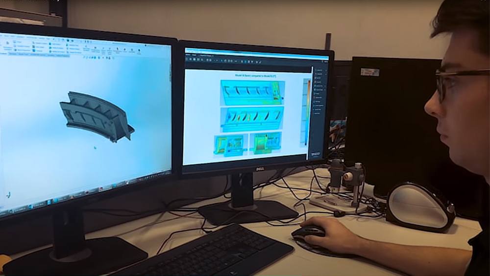 3D modelling turbine component for 3d printing